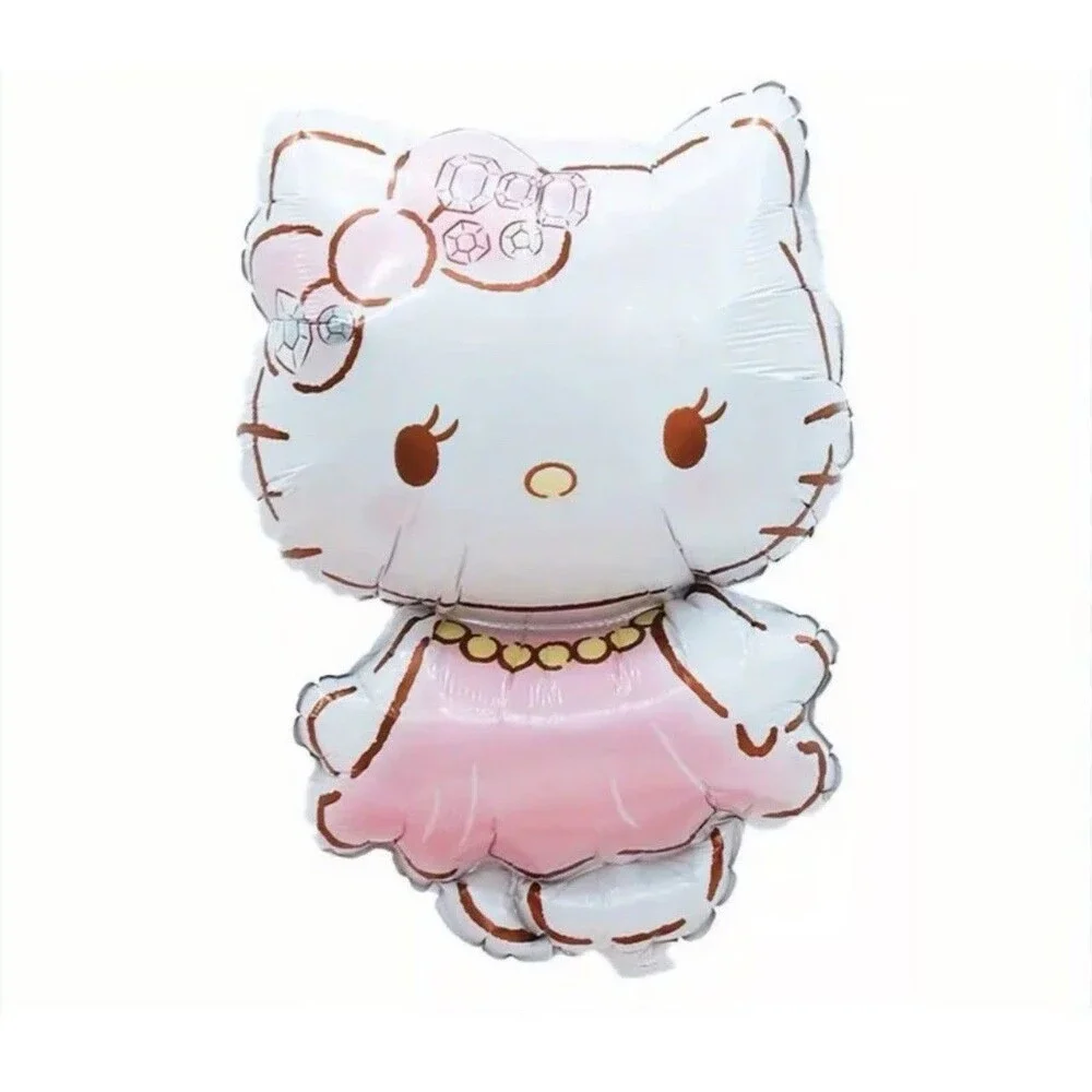 Hello Kitty Birthday Party Supply Kit Pink/White Plates Napkins Banner Balloons